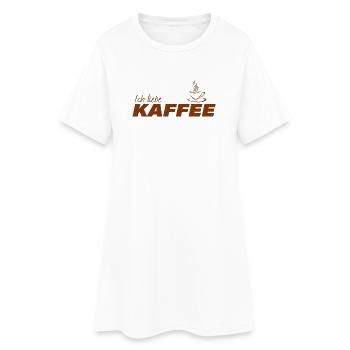 J’adore le café - Robe T-shirt Femme - blanc - Devant