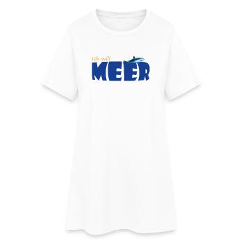Je veux la mer - Robe T-shirt Femme - blanc - Devant