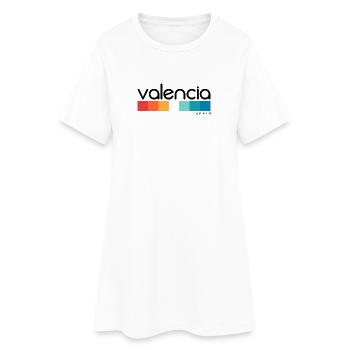 Valence - Espagne - Espagne - Espagne - Robe T-shirt Femme - blanc - Devant