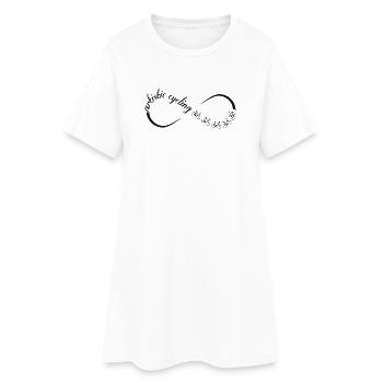 Cyclisme artistique, cyclisme artistique, vélo en salle - Robe T-shirt Femme - blanc - Devant