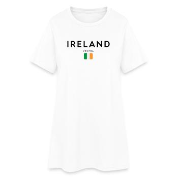 Flag of Ireland, elegant minimalist design - Women’s T-Shirt Dress - white - Front