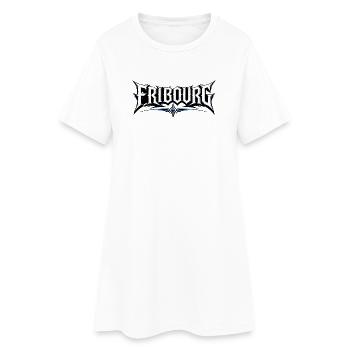 FRIBOURG font - Women’s T-Shirt Dress - white - Front