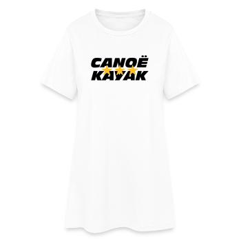 Canoë Kayak - Robe T-shirt Femme - blanc - Devant