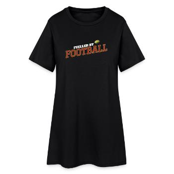 Fuelled By Football Design - Women’s T-Shirt Dress - black - Front