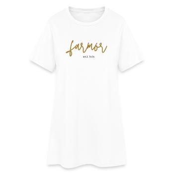 Farmor Est 2026 - Robe T-shirt Femme - blanc - Devant