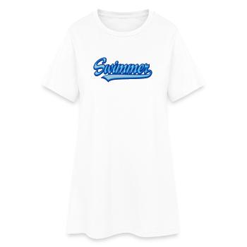 Swimmer - Women’s T-Shirt Dress - white - Front