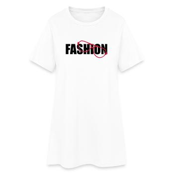 Fashion - Robe T-shirt Femme - blanc - Devant