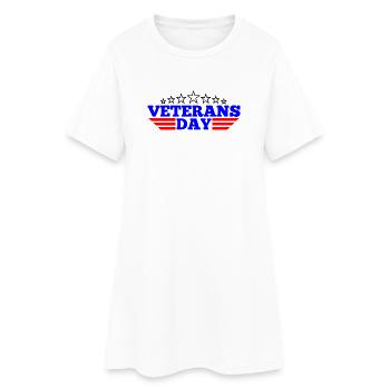Logo Journée des anciens combattants - Robe T-shirt Femme - blanc - Devant
