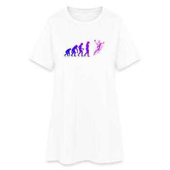 Handball Love to Wear pour les hommes - Robe T-shirt Femme - blanc - Devant