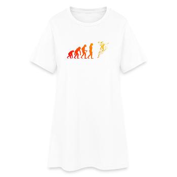 Idée simple de handball pour les femmes - Robe T-shirt Femme - blanc - Devant