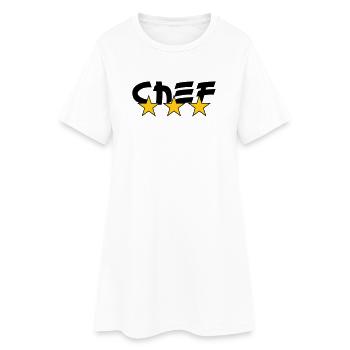 Chef - Kitchen - Cook - Women’s T-Shirt Dress - white - Front