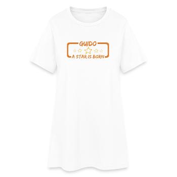 Gift Guido - Robe T-shirt Femme - blanc - Devant