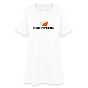 Orientation crown - Women’s T-Shirt Dress - white - Front
