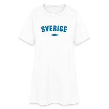 LUND Sweden Schweden - Women’s T-Shirt Dress - white - Front