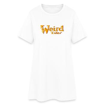Seltsame Geschichten - Frauen T-Shirt-Kleid - Weiß - Vorne