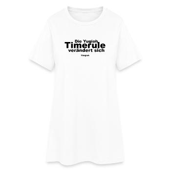 The new timerule - Women’s T-Shirt Dress - white - Front