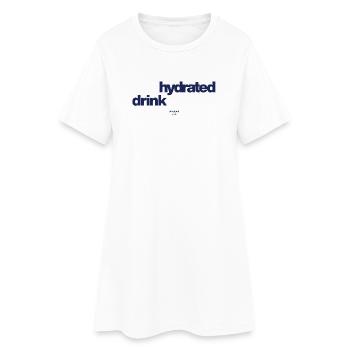 Restez hydraté, boissons spritzer - Robe T-shirt Femme - blanc - Devant