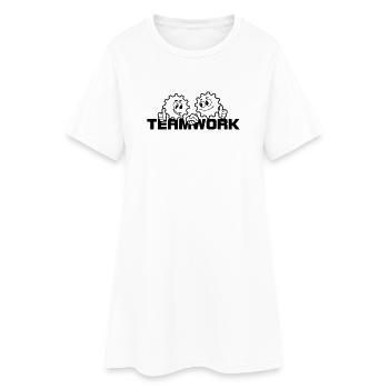 Teamwork 3 - Women’s T-Shirt Dress - white - Front
