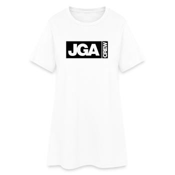 JGA Crew - Emblem - Frauen T-Shirt-Kleid - Weiß - Vorne