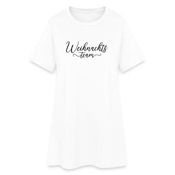 weihnachts team christmas - Frauen T-Shirt-Kleid - Weiß - Vorne
