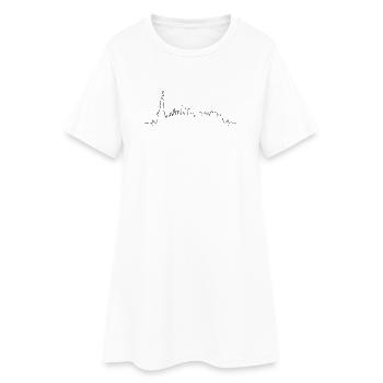 design_missing_request - Women’s T-Shirt Dress - white - Front
