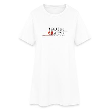 Chuchichästli Swiss Kultwort - Frauen T-Shirt-Kleid - Weiß - Vorne