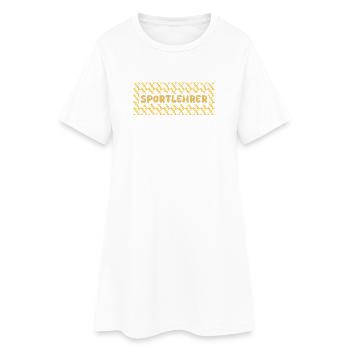 Métier Professeur de sport - Robe T-shirt Femme - blanc - Devant