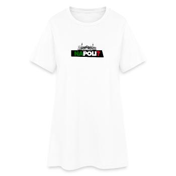 Neapel? - Frauen T-Shirt-Kleid - Weiß - Vorne