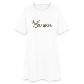 Pâques - Robe T-shirt Femme - blanc - Devant
