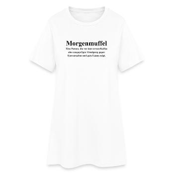 Définition : Conception de dictionnaire drôle de Morning Grouch - Robe T-shirt Femme - blanc - Devant
