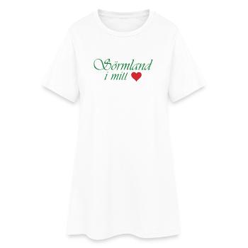 Sörmland dans mon cœur - Robe T-shirt Femme - blanc - Devant