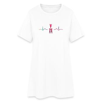 Cheerpom pom girls Mom Cheerleading - Robe T-shirt Femme - blanc - Devant