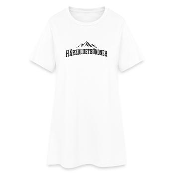 Bündner - Frauen T-Shirt-Kleid - Weiß - Vorne