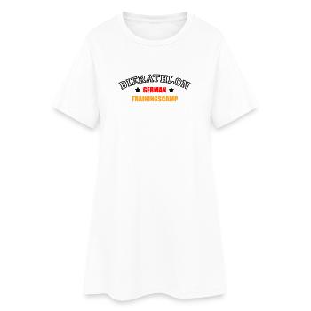 Bierathlon Trainingscamp | Beer | Bier - Women’s T-Shirt Dress - white - Front