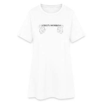 Söbstvafreilich - bien sûr, dialecte - Robe T-shirt Femme - blanc - Devant