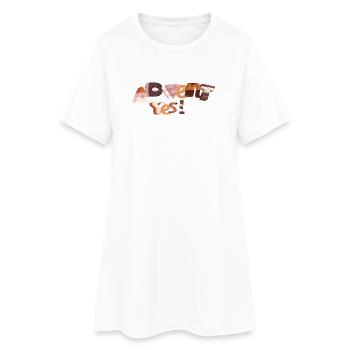 Lettres de l’Avent en sucre - Robe T-shirt Femme - blanc - Devant