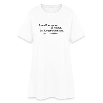 Snow White - Women’s T-Shirt Dress - white - Front