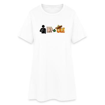 T-shirt Rebus pour les plus décontractés - Robe T-shirt Femme - blanc - Devant