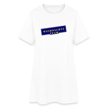 Équipe de Noël Noë - Robe T-shirt Femme - blanc - Devant