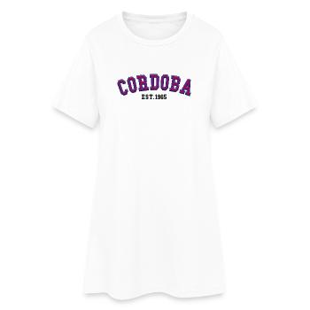 Córdobe Fondé en 1965 - Robe T-shirt Femme - blanc - Devant