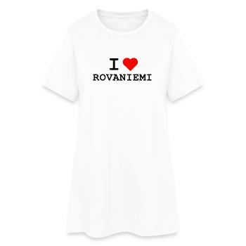 Ich liebe Rovaniemi - I love Rovaniemi - Frauen T-Shirt-Kleid - Weiß - Vorne
