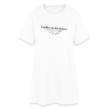 Vogtland - Göltzschtalbrücke - Frauen T-Shirt-Kleid - Weiß - Vorne
