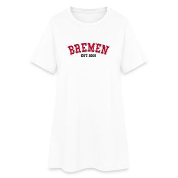 Brême Fondée en 2006 - Robe T-shirt Femme - blanc - Devant