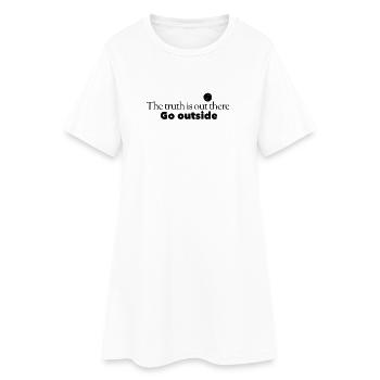 Go outside - Women’s T-Shirt Dress - white - Front
