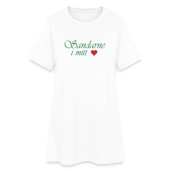 Les sables dans mon cœur - Robe T-shirt Femme - blanc - Devant