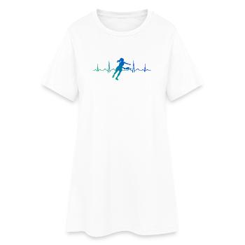 Fans d’athlètes de pickleball avec des joueurs de pickleball - Robe T-shirt Femme - blanc - Devant