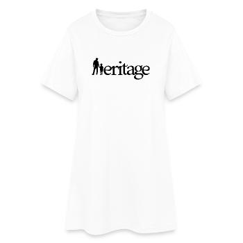 HÉRITAGE ! (famille, papa, maman, enfants)  - Robe T-shirt Femme - blanc - Devant