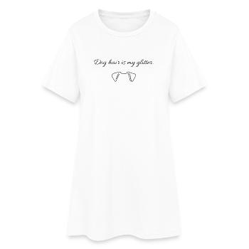 Drôle de dicton pour tous les propriétaires de chiens - Robe T-shirt Femme - blanc - Devant