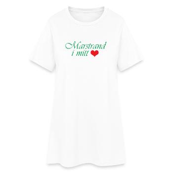 Marstrand in meinem Herzen - Frauen T-Shirt-Kleid - Weiß - Vorne