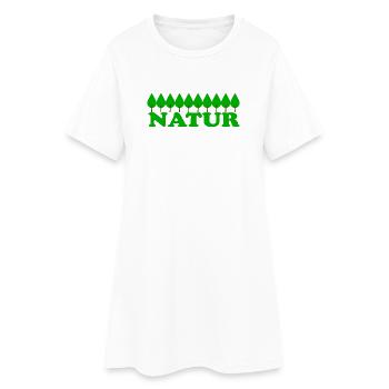 NATURE - Robe T-shirt Femme - blanc - Devant